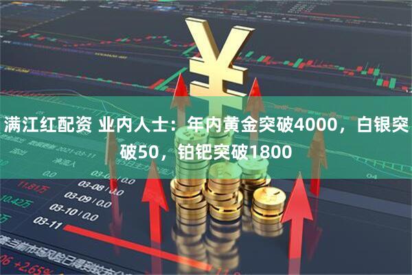 满江红配资 业内人士:年内黄金突破4000,白银突破50,铂钯突破1800