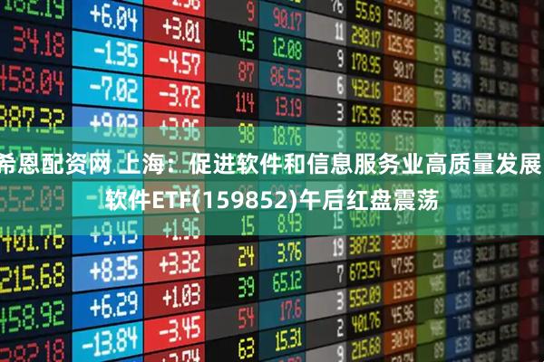 希恩配资网 上海:促进软件和信息服务业高质量发展,软件ETF(159852)午后红盘震荡