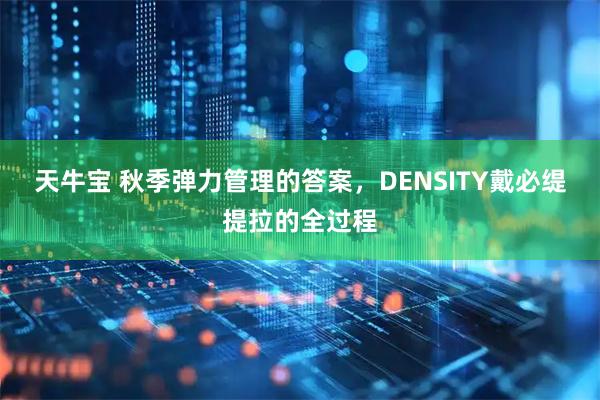 天牛宝 秋季弹力管理的答案，DENSITY戴必缇提拉的全过程